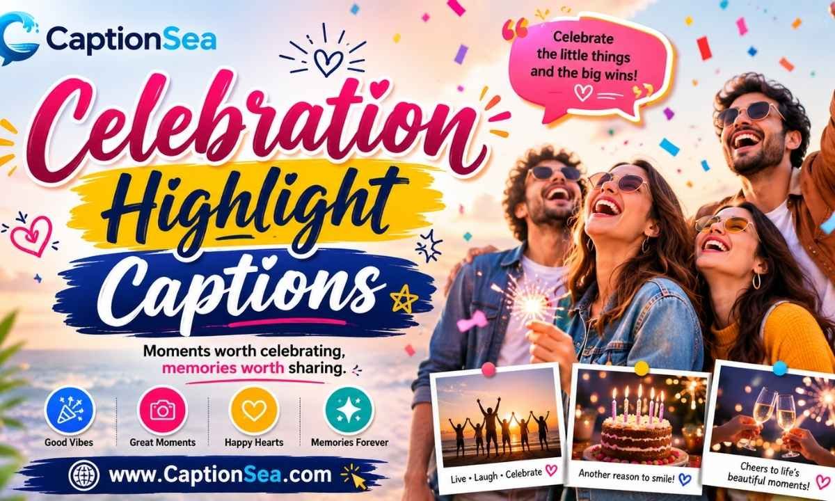 Celebration Highlight Captions