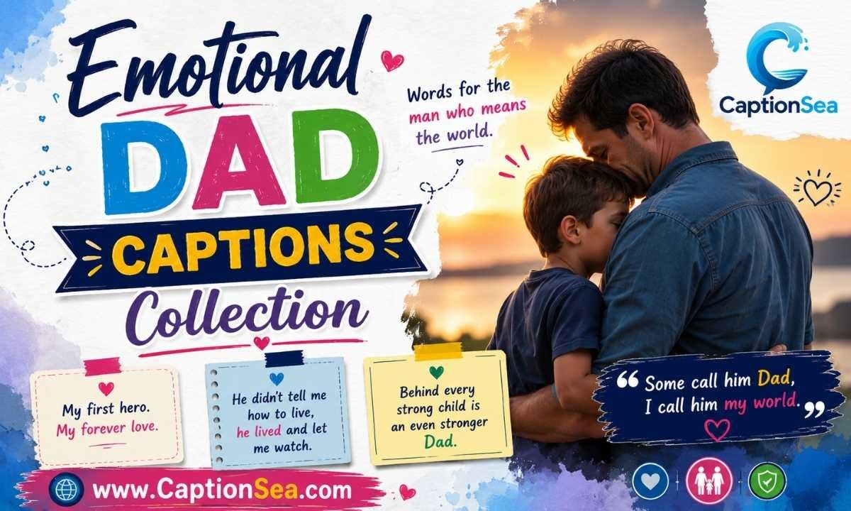 Emotional Dad Captions Collection