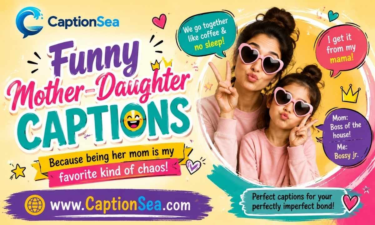 Funny Mother Daughter Captions
