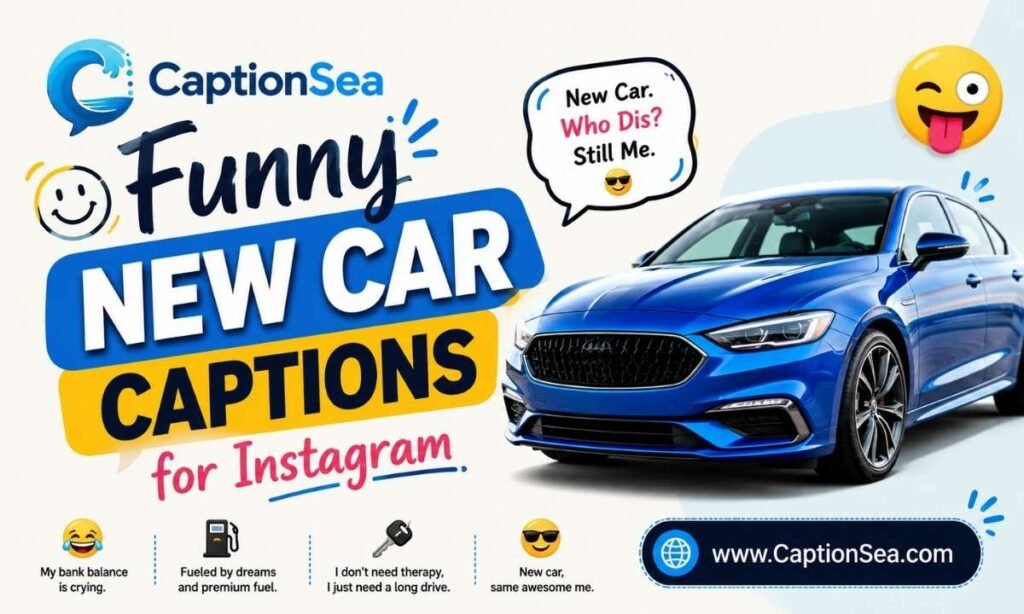 Funny New Car Captions for Instagram