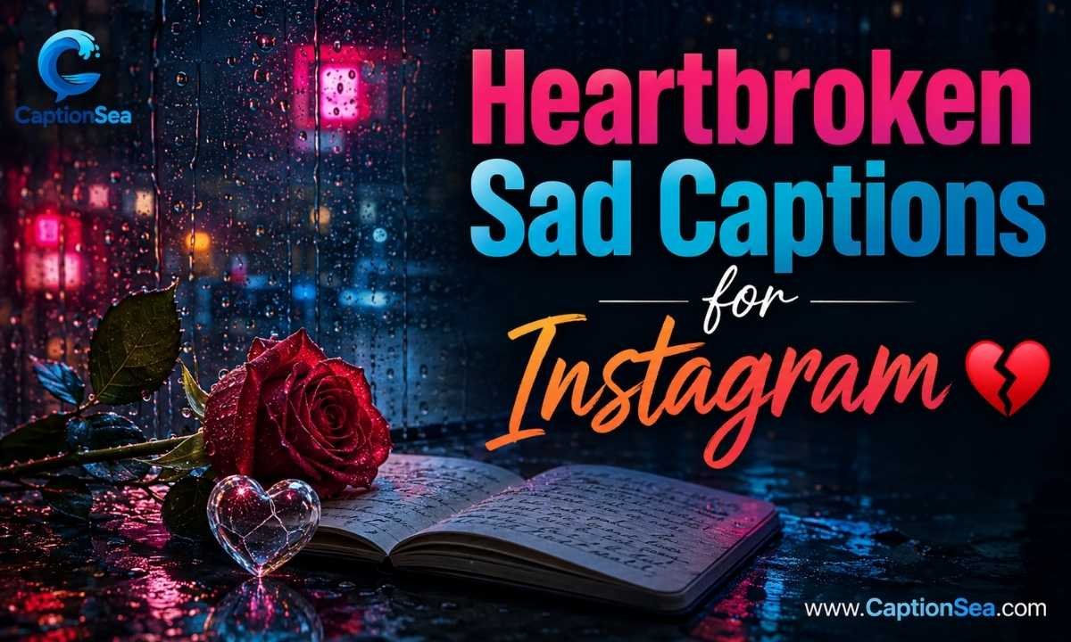 Heartbroken Sad Captions for Instagram 💔