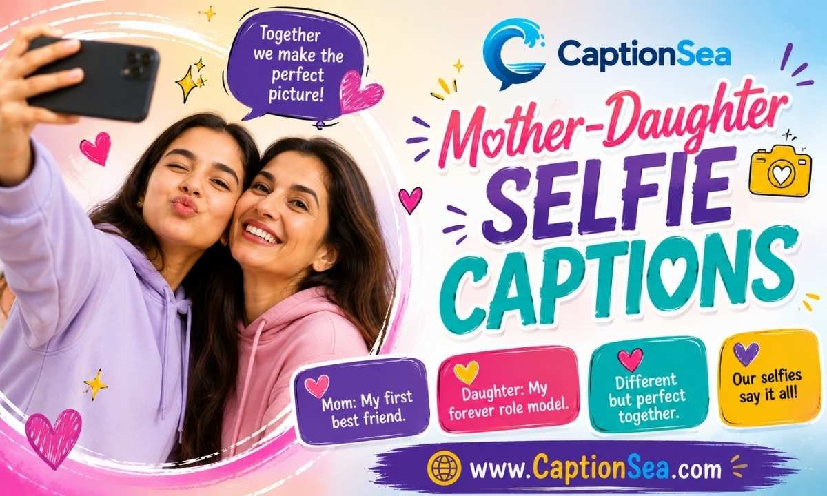 Mother Daughter Selfie Captions