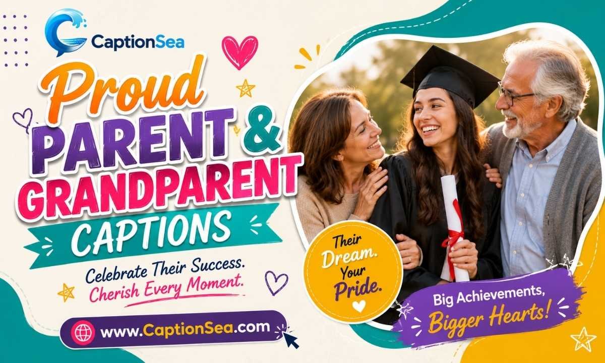 Proud Parent and Grandparent Captions