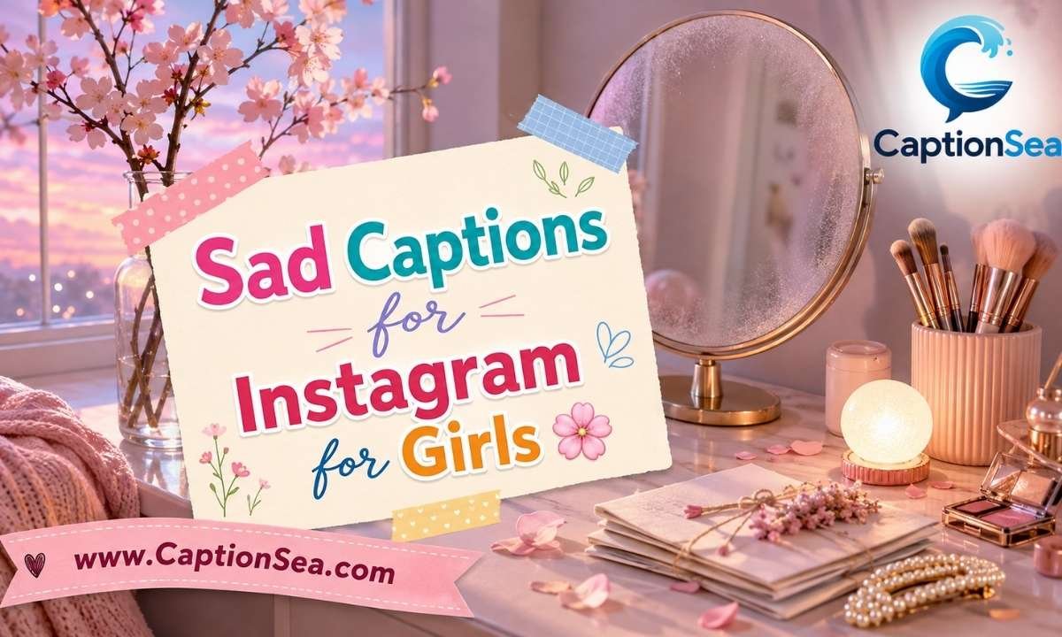 Sad Captions for Instagram for Girls 🌸