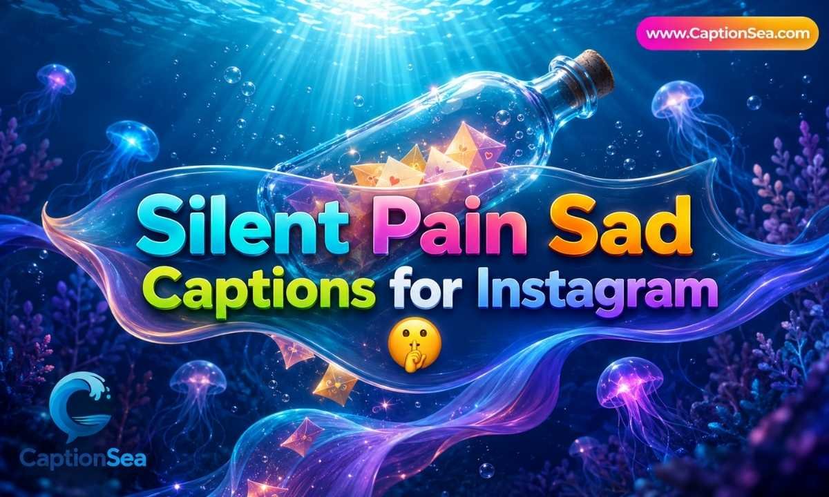Silent Pain Sad Captions for Instagram 🤫