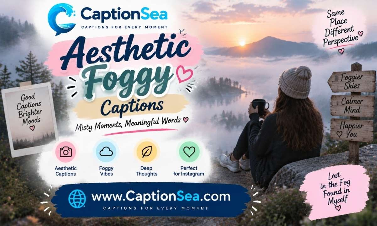 Aesthetic Foggy Captions
