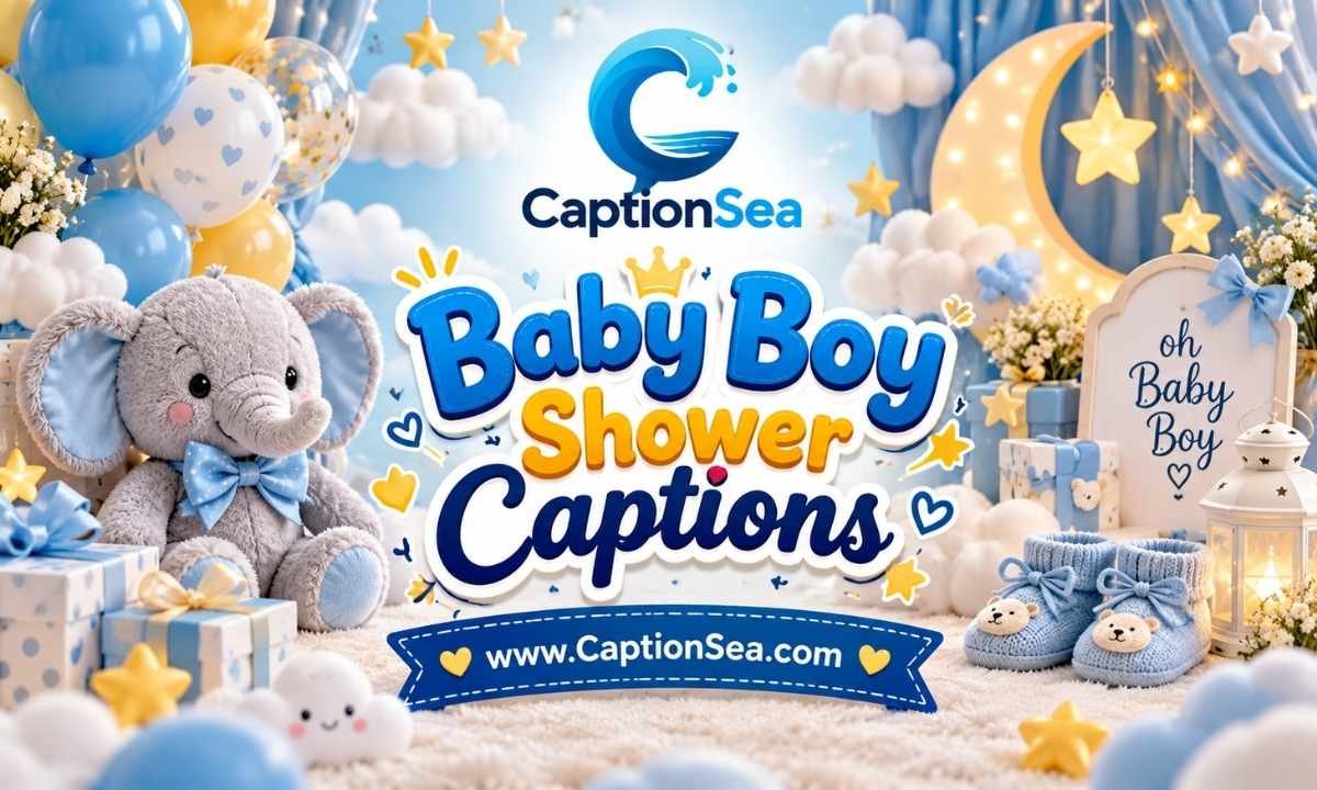 Baby Boy Shower Captions