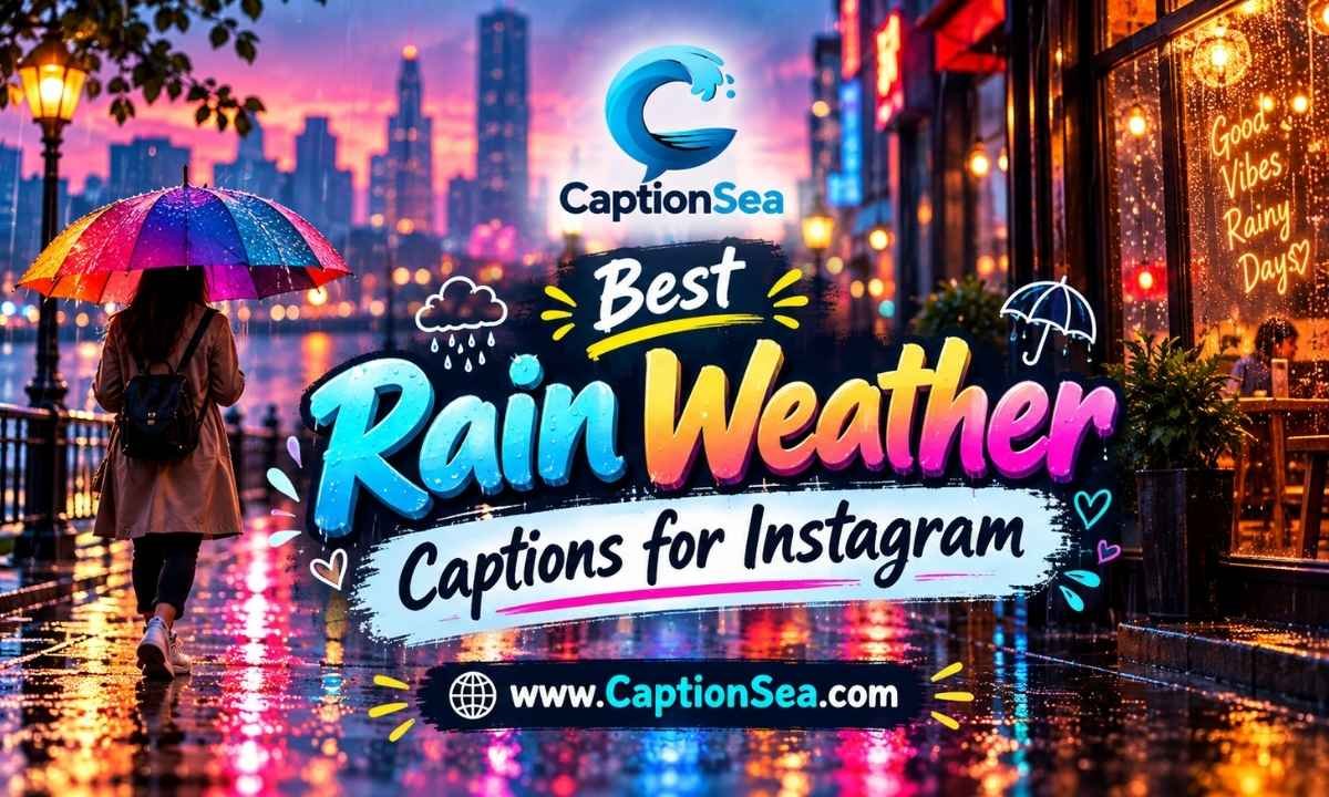 Best Rain Weather Captions for Instagram