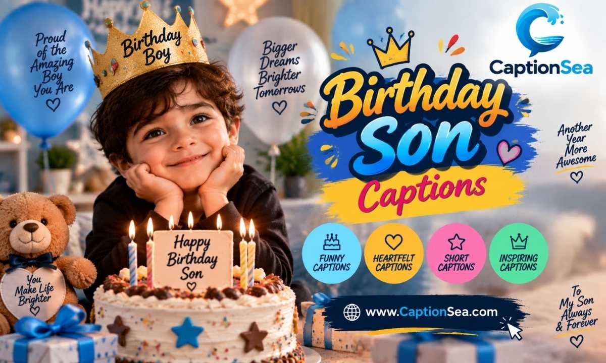Birthday Son Captions