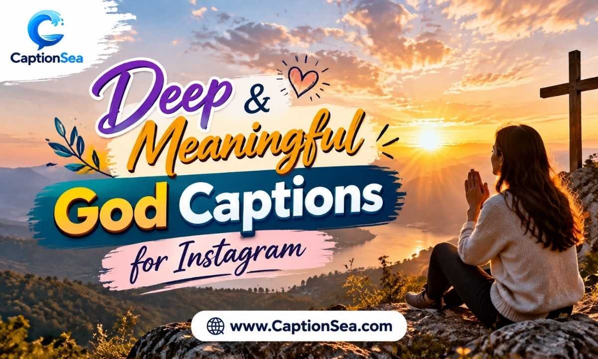 Deep & Meaningful God Captions
