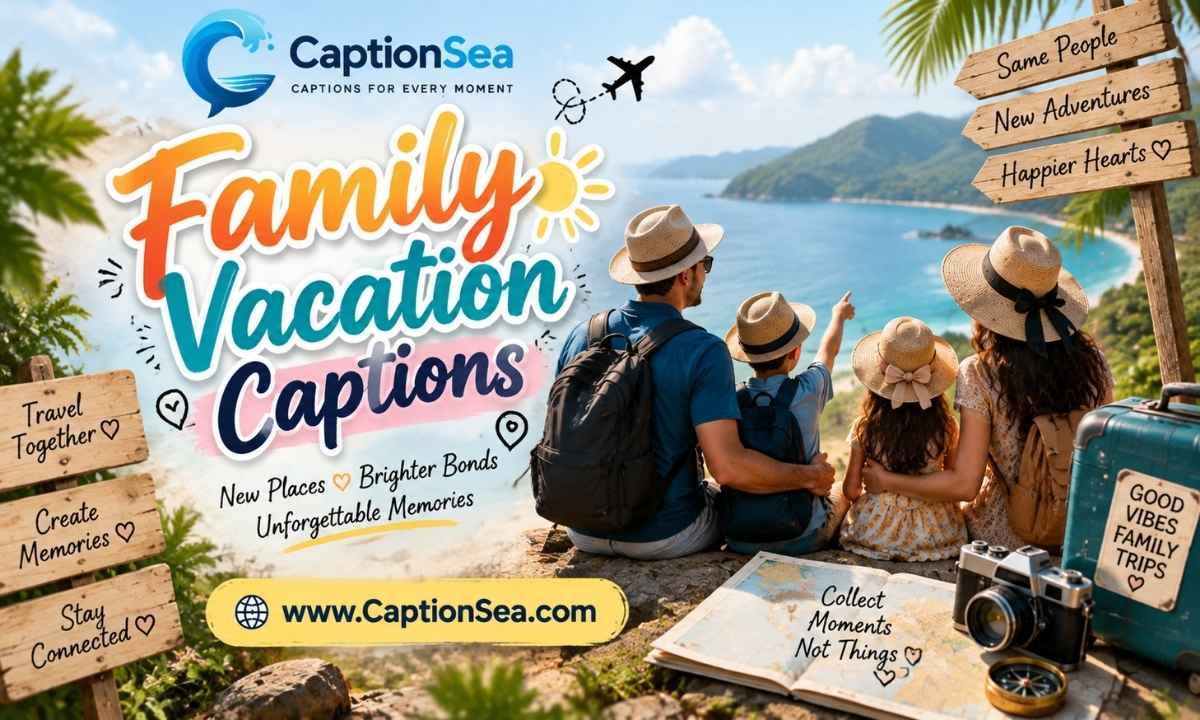 Family Vacation Captions