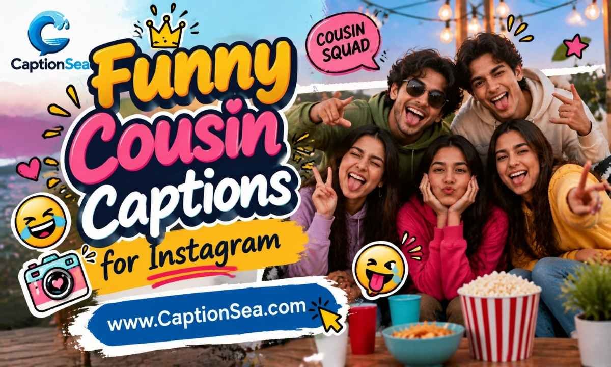 Funny Cousin Captions for Instagram