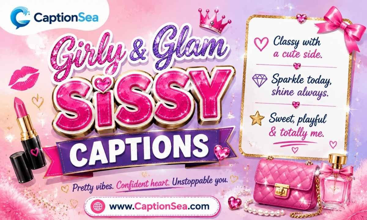 Girly & Glam Sissy Captions
