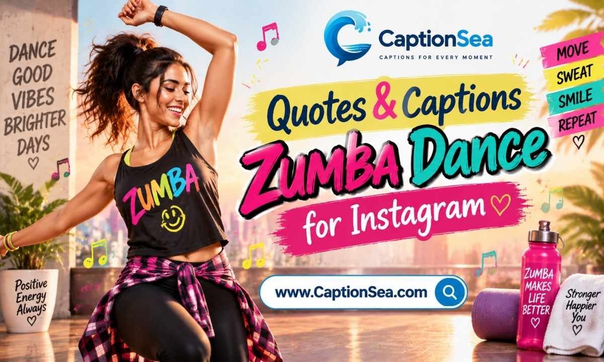 Quotes & Captions Zumba Dance for Instagram