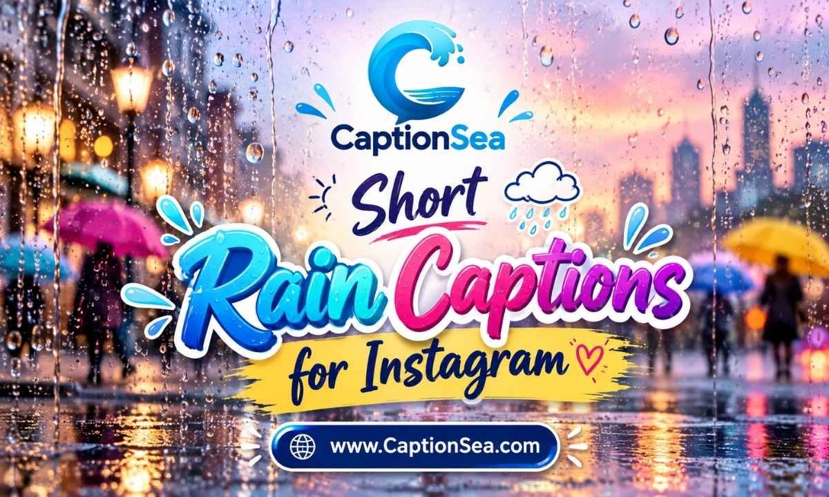 Short Rain Captions for Instagram