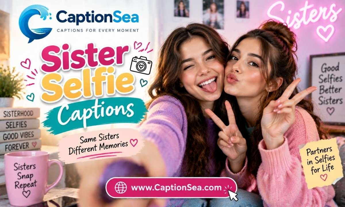 Sister Selfie Captions