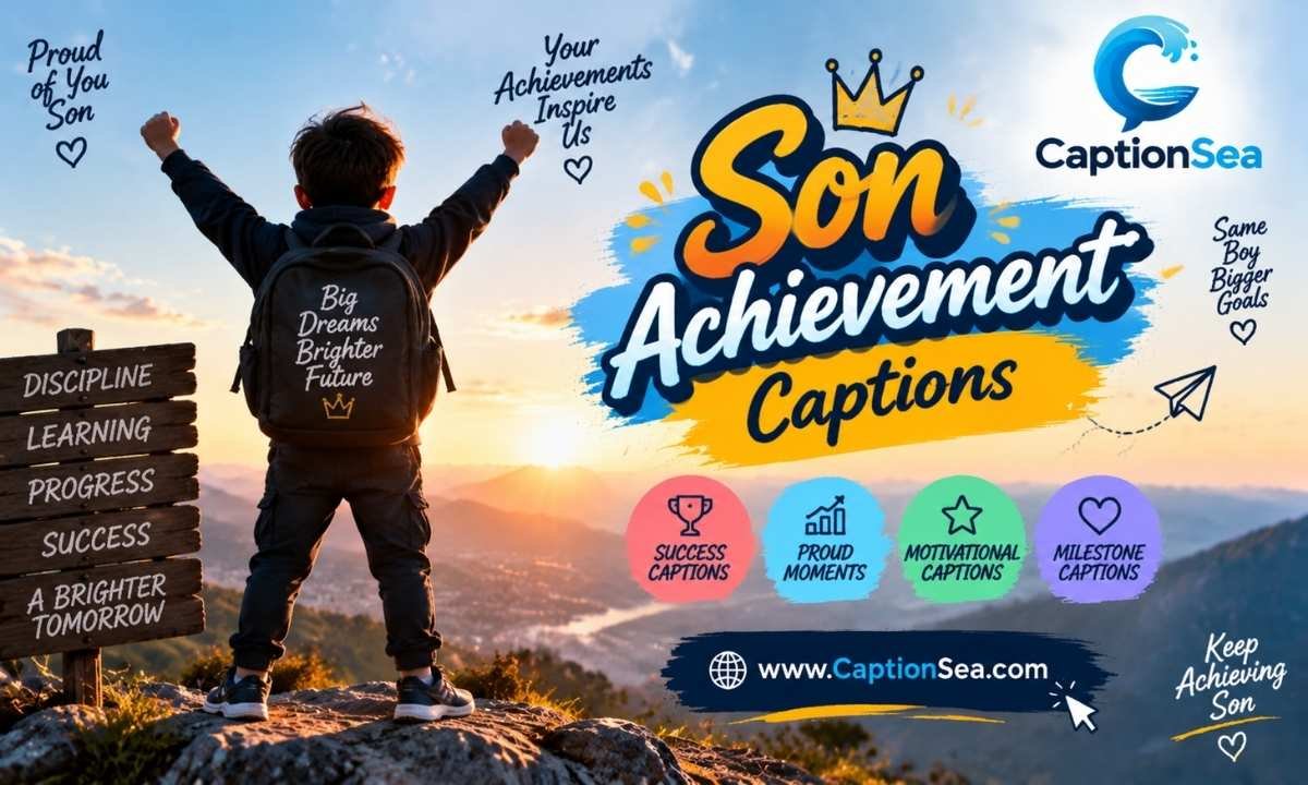 Son Achievement Captions