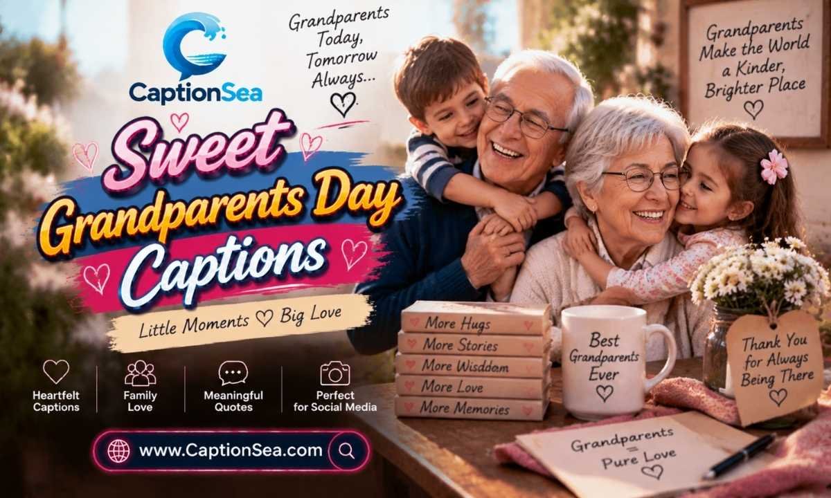 Sweet Grandparents Day Captions