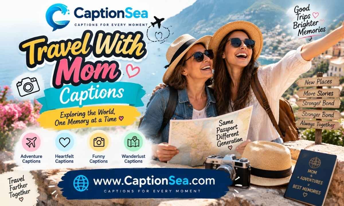 Travel With Mom Captions