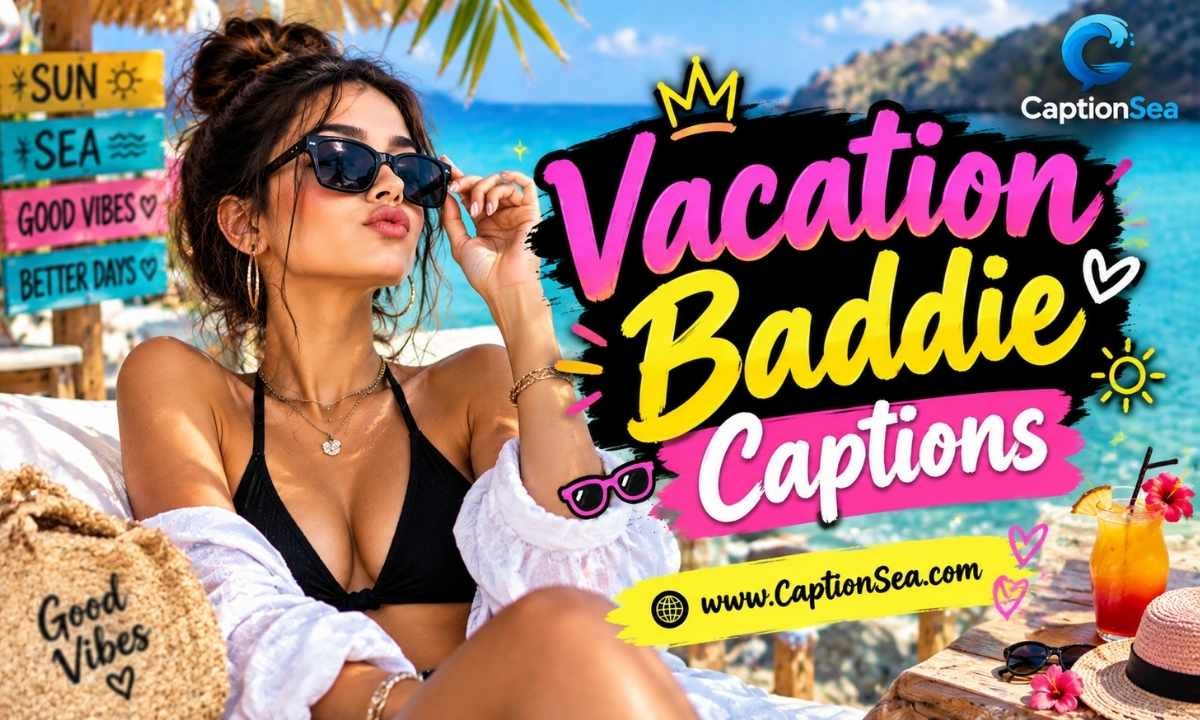 Vacation Baddie Captions