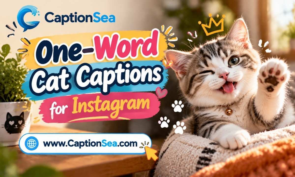 One-Word Cat Captions