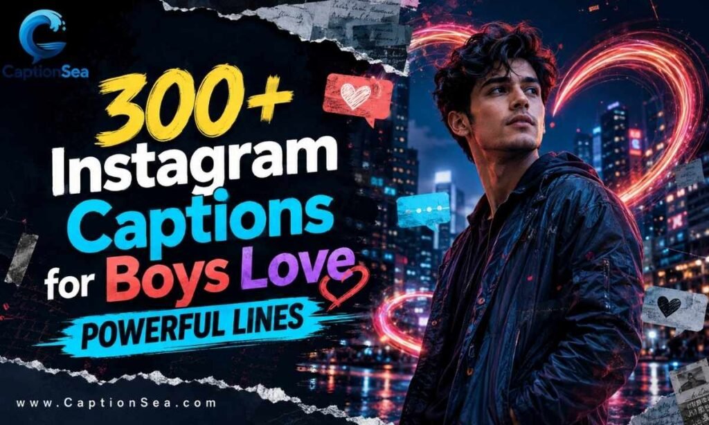 300+ Instagram Captions for Boys Love Powerful Lines