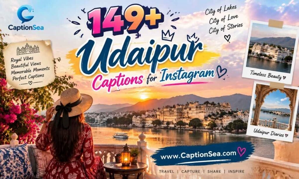 149+ Udaipur Captions for Instagram