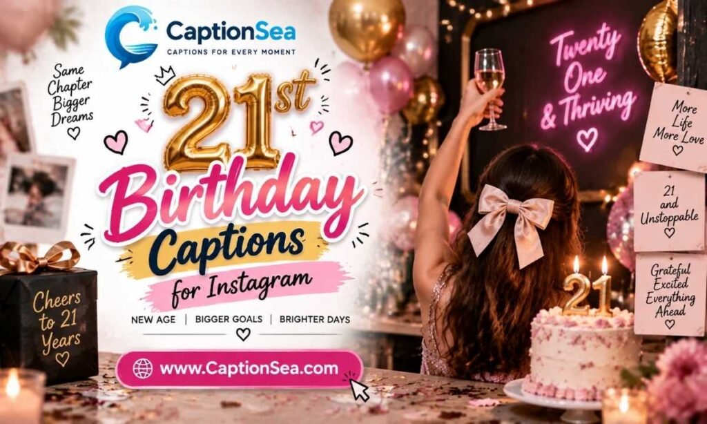 21st Birthday Captions for Instagram