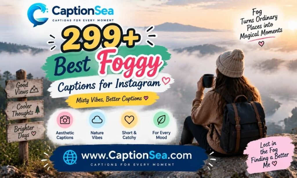 299+ Best Foggy Captions for Instagram