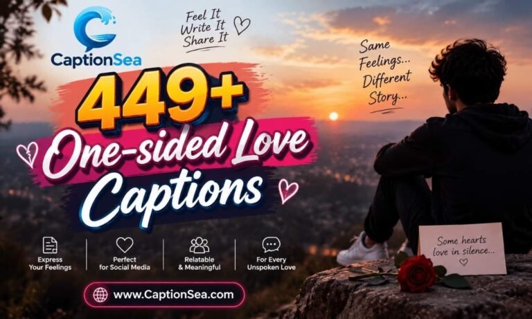 449+ One-sided Love Captions