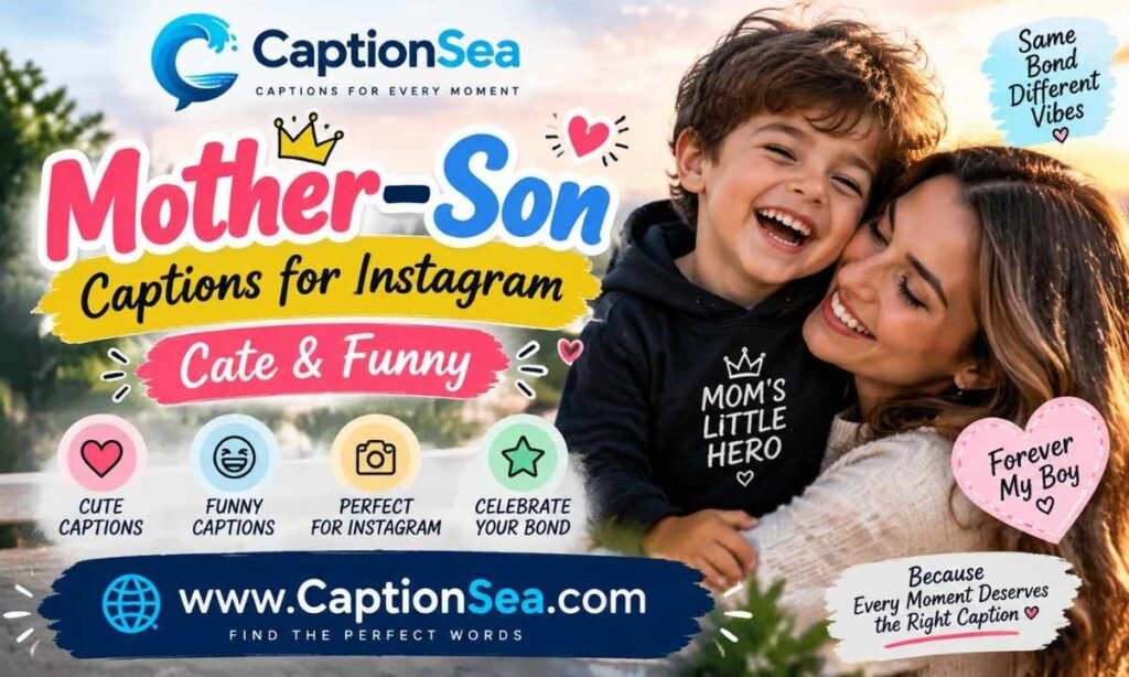 Mother-Son Captions for Instagram Cute & Funny